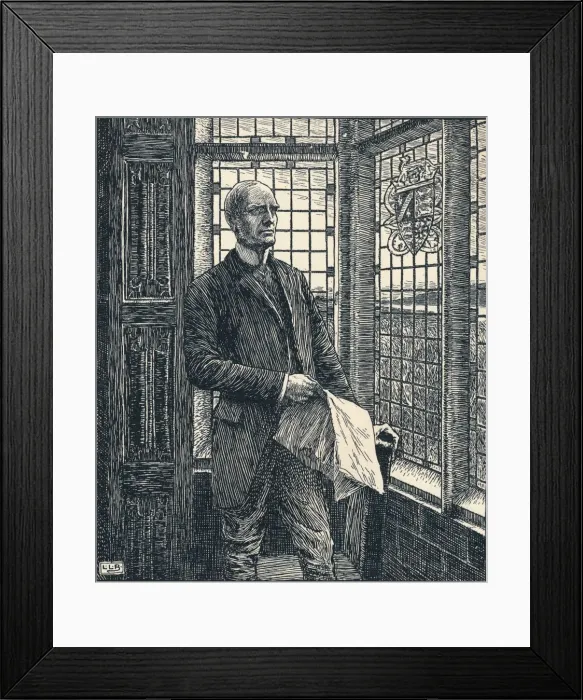 Framed Print : The Only Son, c1900. Artist: Leonard Leslie Brooke Framed Print : The Only Son, c1900. Artist: Leonard Leslie Brooke
