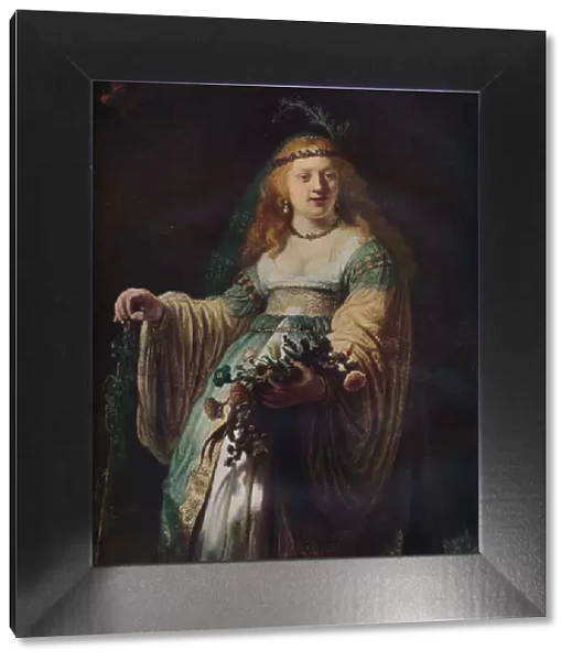 Saskia van Uylenburgh in Arcadian Costume, 1635. Artist: Rembrandt Harmensz van Rijn