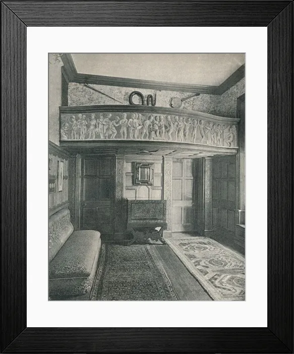 Framed Print : Music Gallery with scuplture, c1893 Framed Print : Music Gallery with scuplture, c1893