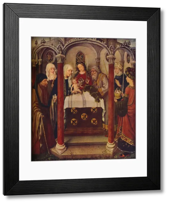 Framed Print : The Presentation of Christ in the Temple: An altar-piece, c1434. Artist: Jacques Daret Framed Print : The Presentation of Christ in the Temple: An altar-piece, c1434. Artist: Jacques Daret