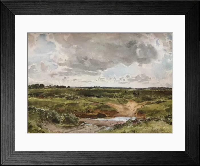 Framed Print : Southwold Common in August, c1889. Artists: Otto Limited, Thomas Collier Framed Print : Southwold Common in August, c1889. Artists: Otto Limited, Thomas Collier