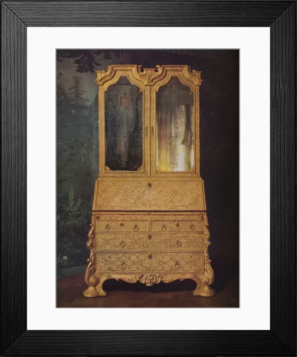 Framed Print : A Royal Scrutoire, c1725 Framed Print : A Royal Scrutoire, c1725