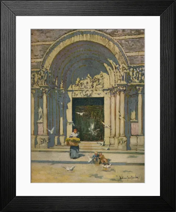 Framed Print : Sunlight on St. Bartholomew s, c1917. Artist: William Jean Beauley Framed Print : Sunlight on St. Bartholomew s, c1917. Artist: William Jean Beauley