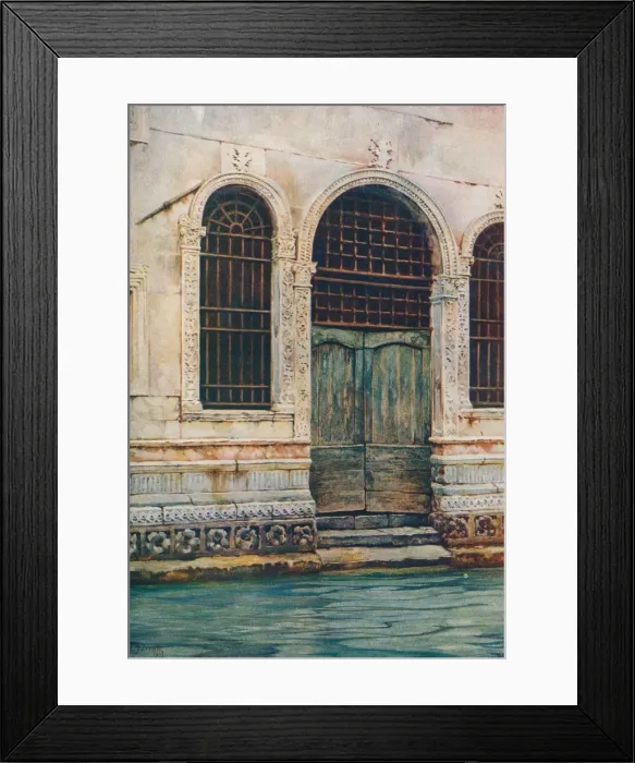 Framed Print : A Renaissance Doorway, Venice, c1903. Artist: Reginald Barratt Framed Print : A Renaissance Doorway, Venice, c1903. Artist: Reginald Barratt