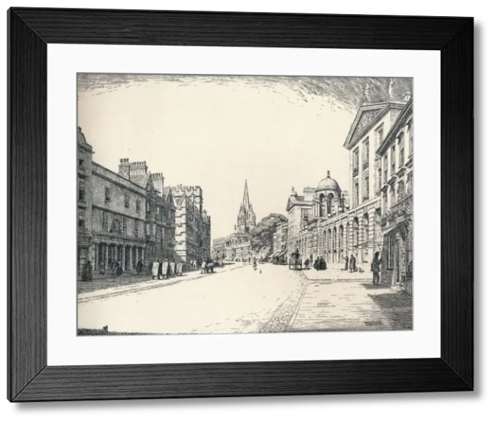 Framed Print : High Street, Oxford, 1905. Artist: Edmund Hort New Framed Print : High Street, Oxford, 1905. Artist: Edmund Hort New