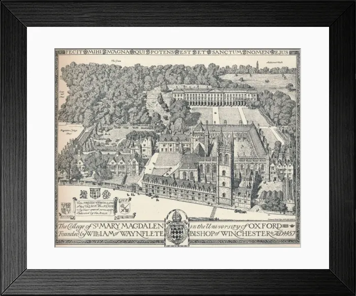 Framed Print : Magdalen College, Oxford, 1905. Artist: Edmund Hort New