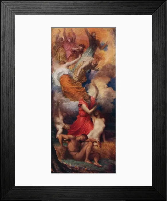 Framed Print : The Creation of Eve, 1882. Artist: George Frederick Watts Framed Print : The Creation of Eve, 1882. Artist: George Frederick Watts