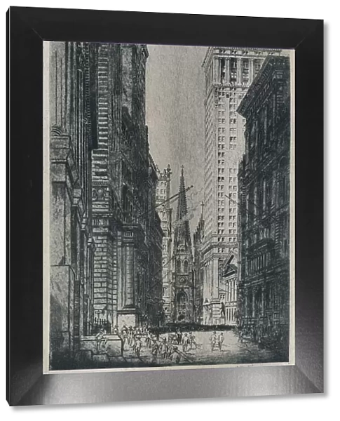Wall Street, New York, c1913. Artist: William Monk