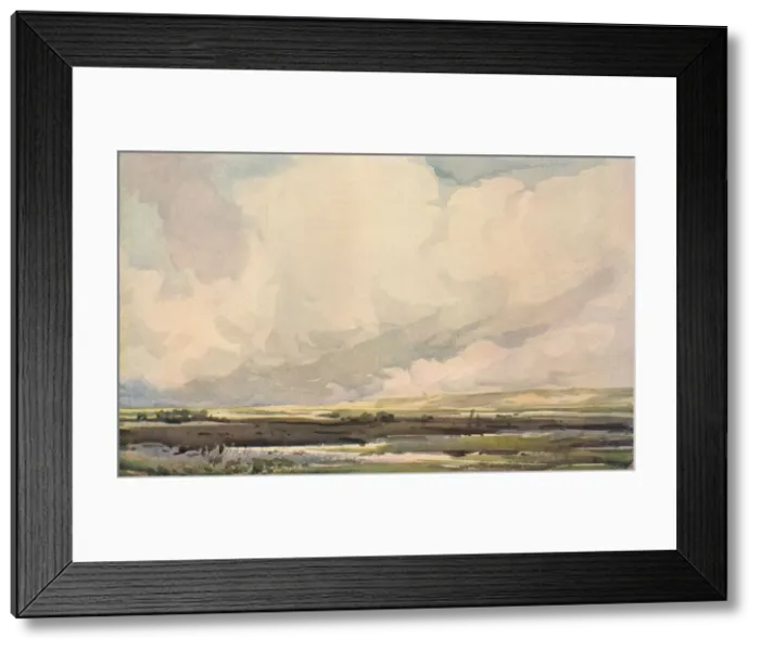 Framed Print : Near Dunwich, Suffolk, c1910. Artist: Claude Hayes Framed Print : Near Dunwich, Suffolk, c1910. Artist: Claude Hayes
