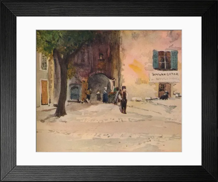 Framed Print : The Gateway, Tourettes, Provence, c1899. Artist: Edward Millington Synge Framed Print : The Gateway, Tourettes, Provence, c1899. Artist: Edward Millington Synge