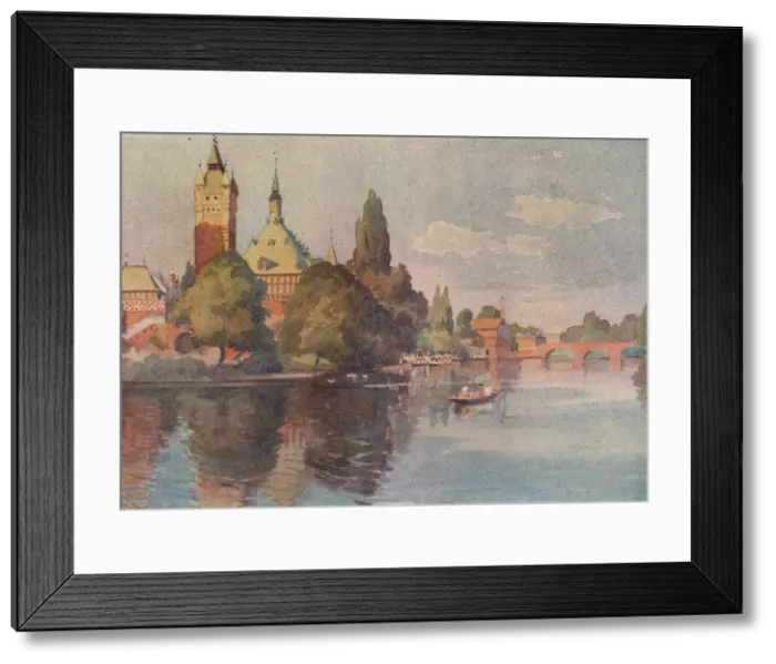 Framed Print : The Shakespeare Memorial Theatre, Stratford On Avon, c1905. Artist: Buddig Anwylini Pughe Framed Print : The Shakespeare Memorial Theatre, Stratford On Avon, c1905. Artist: Buddig Anwylini Pughe