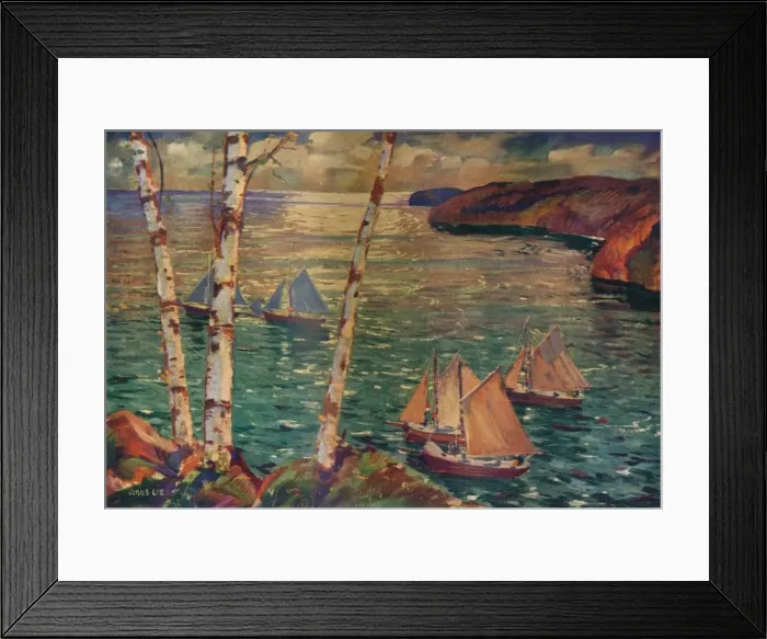 Framed Print : Into the Morning, c1920. Artist: Jonas Lie Framed Print : Into the Morning, c1920. Artist: Jonas Lie