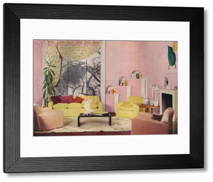 Framed Print : The sitting room of 1937, 1937 Framed Print : The sitting room of 1937, 1937