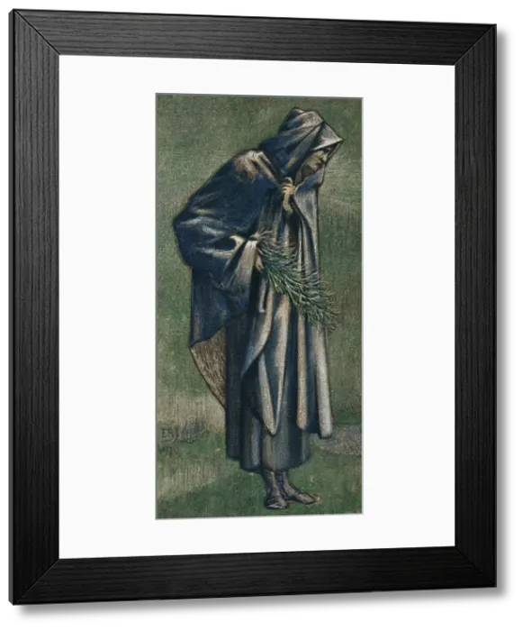 Framed Print : Study for St. Joseph in Picture, The Star of Bethlehem, 1887. Artist: Edward Burnes-Jones Framed Print : Study for St. Joseph in Picture, The Star of Bethlehem, 1887. Artist: Edward Burnes-Jones