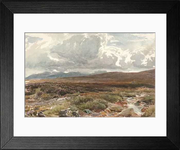 Framed Print : A Sussex Common, c1889. Artist: Thomas Collier Framed Print : A Sussex Common, c1889. Artist: Thomas Collier