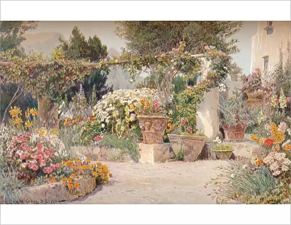 An Italian Garden, c1903. Artist: George Samuel Elgood