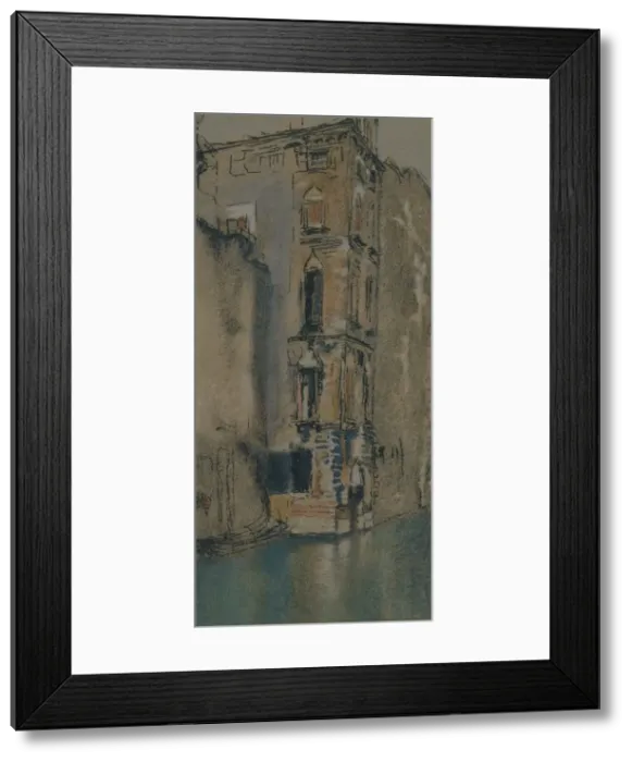 Framed Print : The Old Marble Hall, Venice, c1904. Artist: Thomas Robert Way Framed Print : The Old Marble Hall, Venice, c1904. Artist: Thomas Robert Way