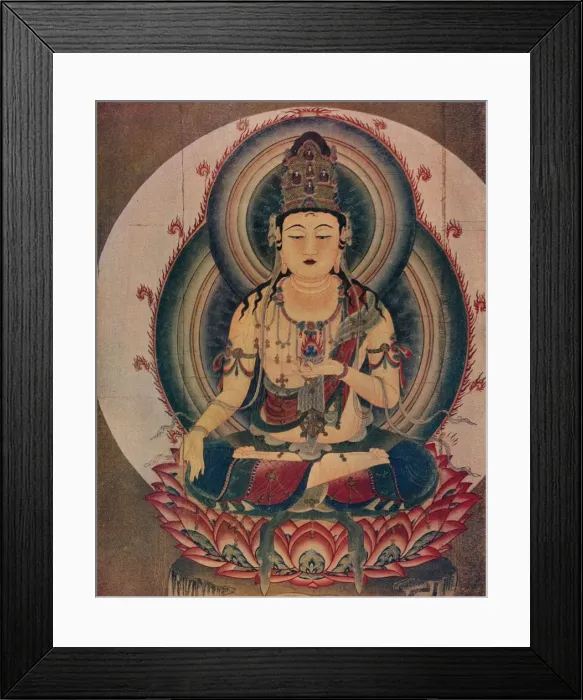 Framed Print : Kokuzo, Sanboin Temple, c18th century Framed Print : Kokuzo, Sanboin Temple, c18th century