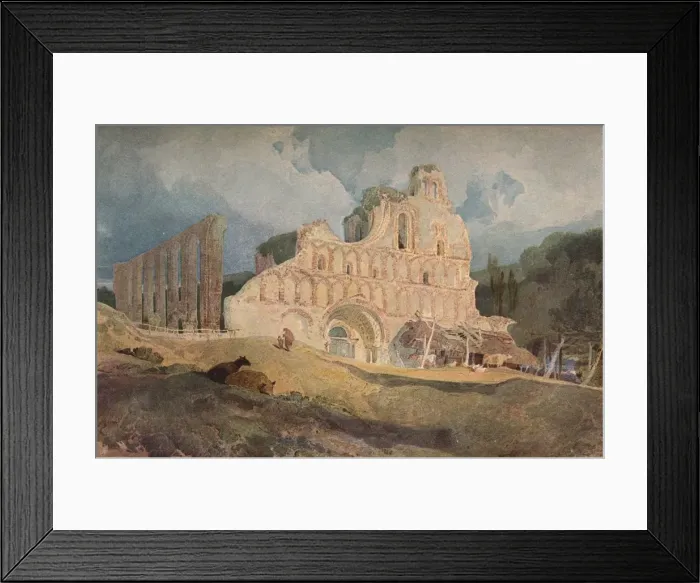 Framed Print : St. Botolphs Priory, Essex, c1806. Artist: John Sell Cotman Framed Print : St. Botolphs Priory, Essex, c1806. Artist: John Sell Cotman