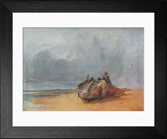 Framed Print : Yarmouth Beach, c1808. Artist: John Sell Cotman Framed Print : Yarmouth Beach, c1808. Artist: John Sell Cotman
