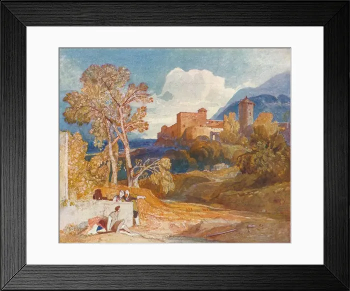 Framed Print : Classical Landscape, c1832. Artist: John Sell Cotman Framed Print : Classical Landscape, c1832. Artist: John Sell Cotman
