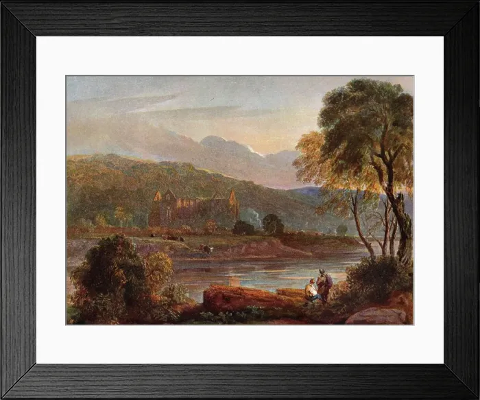 Framed Print : Tintern Abbey, c1840. Artists: David Cox the elder, Walter de Clare Framed Print : Tintern Abbey, c1840. Artists: David Cox the elder, Walter de Clare
