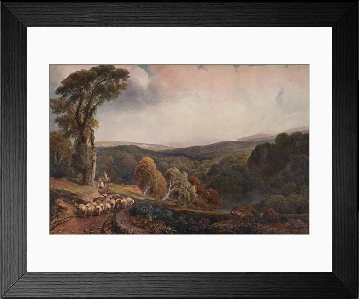 Framed Print : Near Lowther Castle, c1818. Artist: Peter de Wint