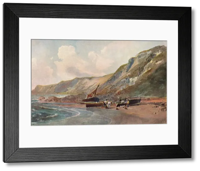 Framed Print : Coast Scene, c1819. Artist: Peter de Wint Framed Print : Coast Scene, c1819. Artist: Peter de Wint