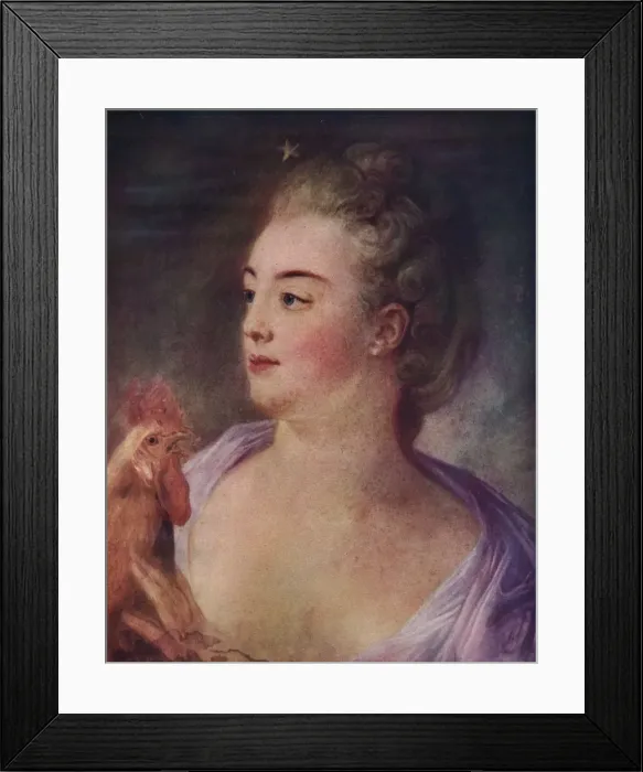 Framed Print : Portrait of a Lady, 1763. Artist: Jean-Baptiste Perronneau Framed Print : Portrait of a Lady, 1763. Artist: Jean-Baptiste Perronneau