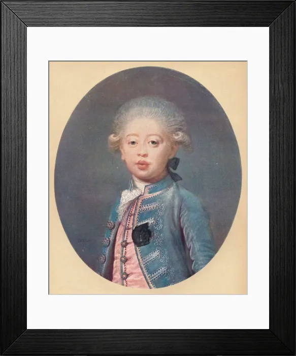 Framed Print : Louis-Antoine d Artois Duke of Angouleme, c1785. Artist: Joseph Boze Framed Print : Louis-Antoine d Artois Duke of Angouleme, c1785. Artist: Joseph Boze