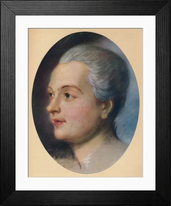 Framed Print : Portrait of a Lady, c1751. Artist: Maurice-Quentin de La Tour Framed Print : Portrait of a Lady, c1751. Artist: Maurice-Quentin de La Tour
