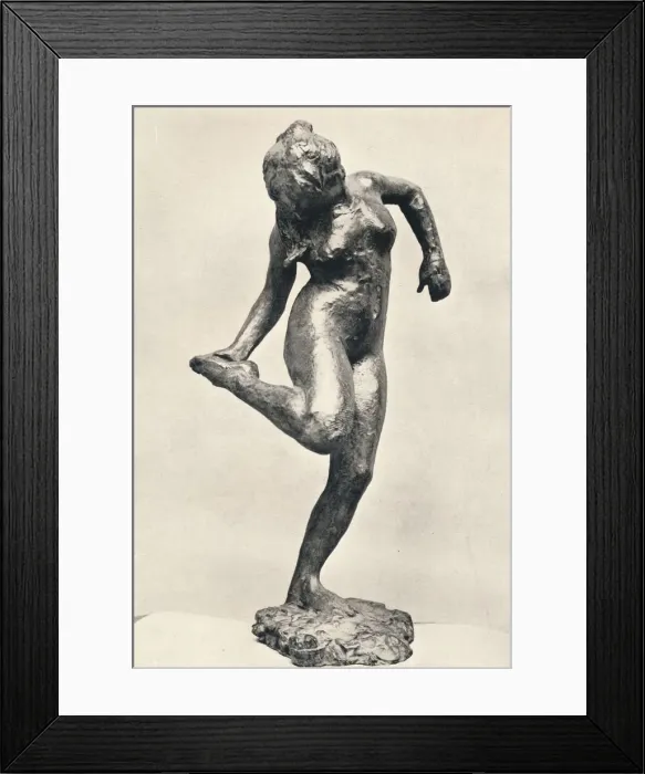 Framed Print : Dancer Looking at the Sole of Her Right Foot, c1900. Artist: Edgar Degas Framed Print : Dancer Looking at the Sole of Her Right Foot, c1900. Artist: Edgar Degas