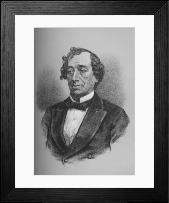 Framed Print : Benjamin Disraeli, Earl of Beaconsfield, British statesman, c1868 (1936) Framed Print : Benjamin Disraeli, Earl of Beaconsfield, British statesman, c1868 (1936)