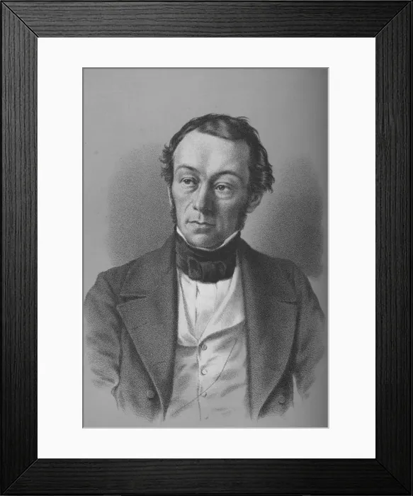 Framed Print : Richard Cobden, British manufacturer, politician, and free trade campaigner, c1850 (1936) Framed Print : Richard Cobden, British manufacturer, politician, and free trade campaigner, c1850 (1936)