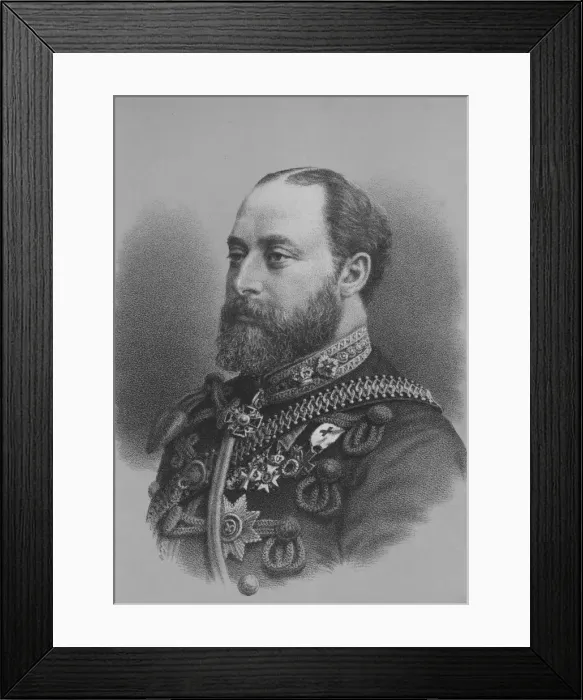 Framed Print : Albert Edward, Prince of Wales, c1880 (1936) Framed Print : Albert Edward, Prince of Wales, c1880 (1936)