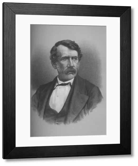 Framed Print : David Livingstone, Scottish missionary and African explorer, 1860s (1883)