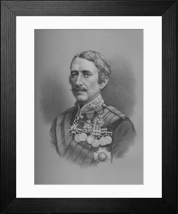 Framed Print : Lieutenant-General Sir Garnet Joseph Wolseley, British soldier, 1882 (1883) Framed Print : Lieutenant-General Sir Garnet Joseph Wolseley, British soldier, 1882 (1883)