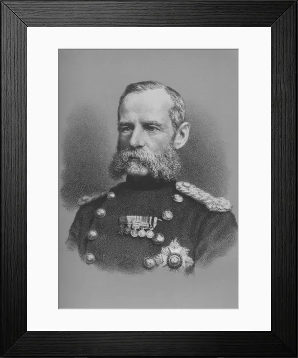 Framed Print : Lieutenant General Sir Frederick Roberts, British soldier, c1880 (1883) Framed Print : Lieutenant General Sir Frederick Roberts, British soldier, c1880 (1883)