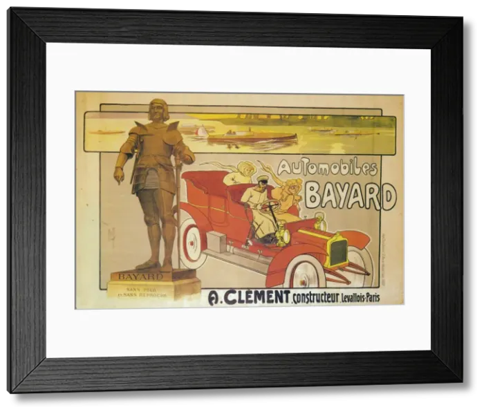 Framed Print : Advertisement for Clement-Bayard cars, c1905 Framed Print : Advertisement for Clement-Bayard cars, c1905