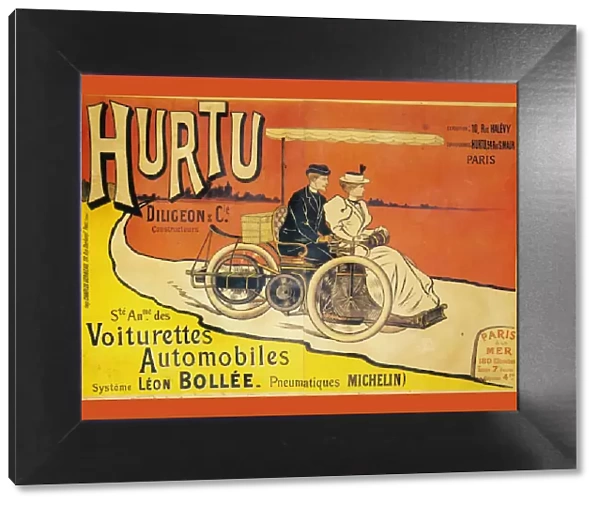 Advertisement for Hurtu cars, c1896