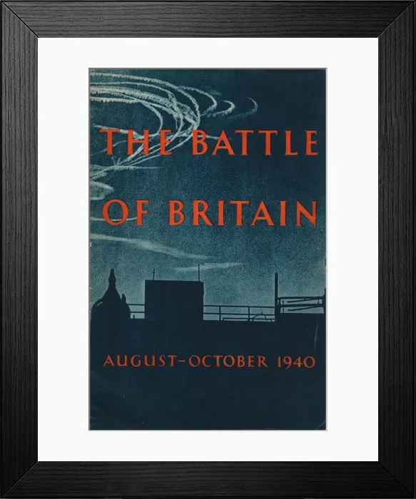 Framed Print : Front page of The Battle of Britain, 1943 Framed Print : Front page of The Battle of Britain, 1943