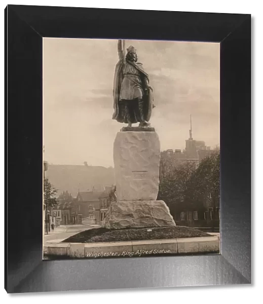 Statue of King Alfred the Great, Winchester, Hampshire, early 20th century(?)