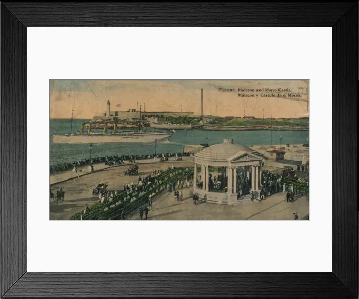 Framed Print : Malecon and Morro Castle, Havana, Cuba, c1920 Framed Print : Malecon and Morro Castle, Havana, Cuba, c1920