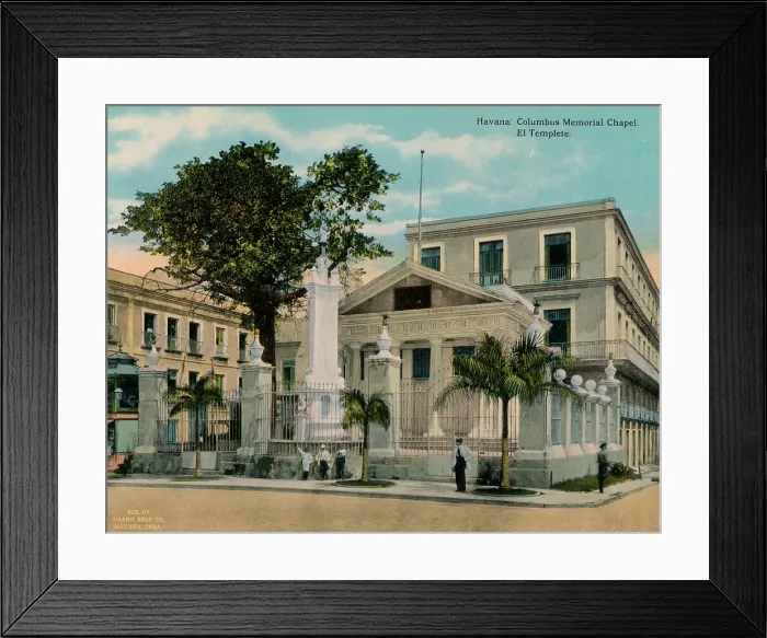 Framed Print : El Templete, Havana, Cuba, c1920 Framed Print : El Templete, Havana, Cuba, c1920