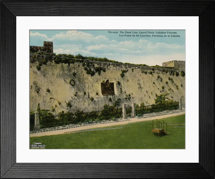 Framed Print : Foso de los Laureles and La Cabana Fortress, Havana, Cuba, c1920 Framed Print : Foso de los Laureles and La Cabana Fortress, Havana, Cuba, c1920