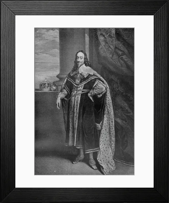 Framed Print : Charles I, 1770. Artist: Robert Strange Framed Print : Charles I, 1770. Artist: Robert Strange