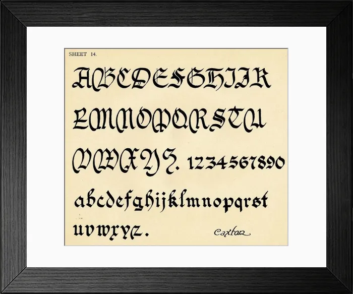 Framed Print : Sheet 14, from a portfolio of alphabets, 1929 Framed Print : Sheet 14, from a portfolio of alphabets, 1929