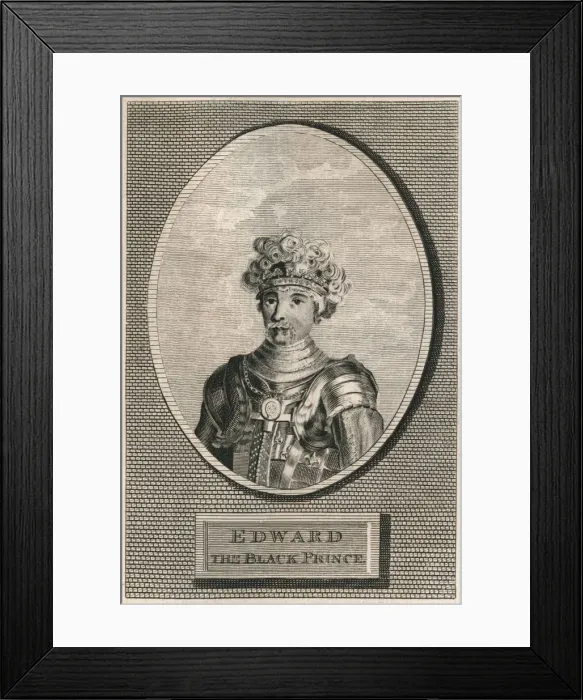 Framed Print : Edward the Black Prince, 1793 Framed Print : Edward the Black Prince, 1793