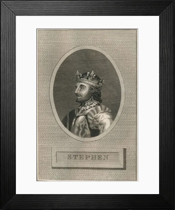 Framed Print : King Stephen, 1793 Framed Print : King Stephen, 1793
