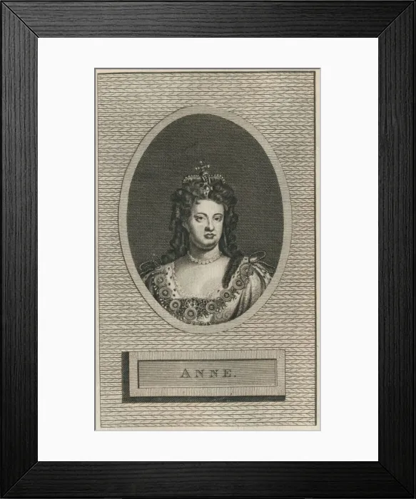 Framed Print : Queen Anne, 1793 Framed Print : Queen Anne, 1793